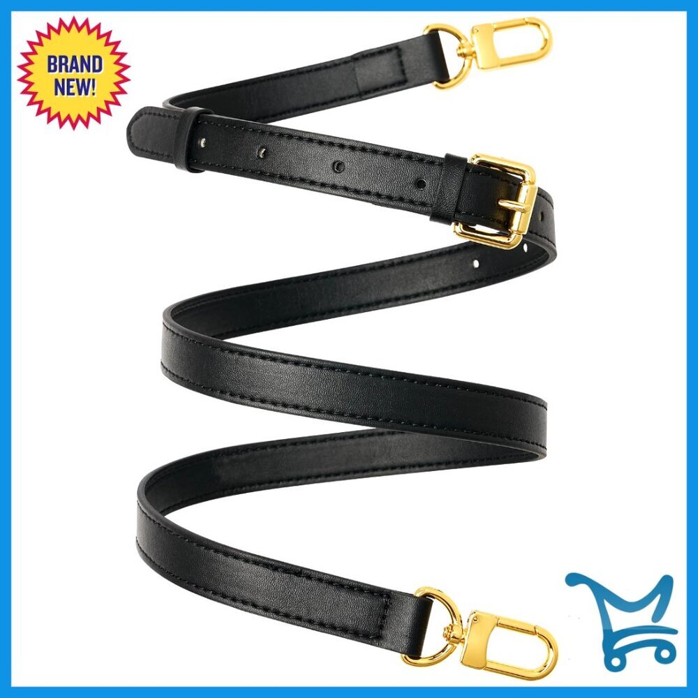 Adjustable Leather Crossbody Strap Replacement for Handbags and Purses